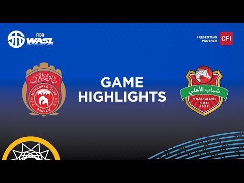 FIBA WASL 25/26 West Asia League Group Phase | MUHARRAQ CLUB VS SHABAB AL AHLI | GAME HIGHLIGHTS